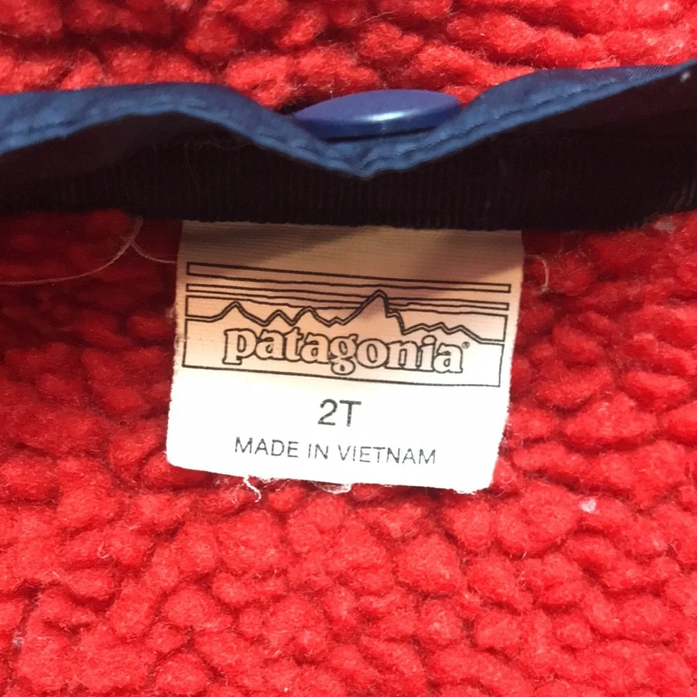 Patagonia Reversible Tribbles Jacket (size 2T)